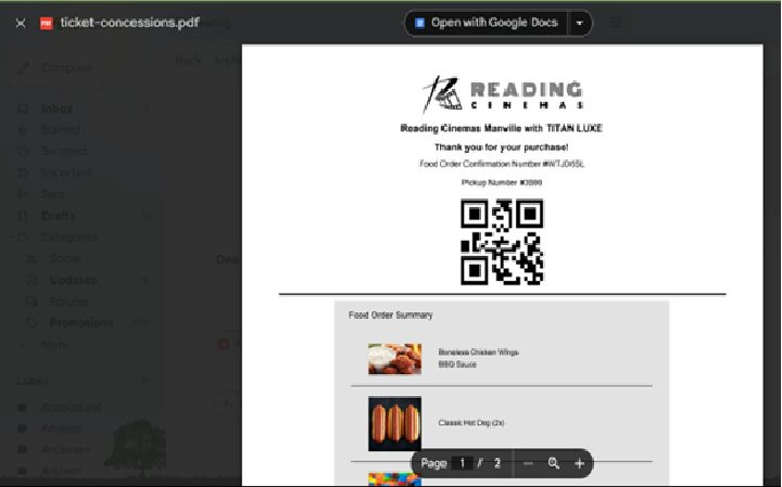Reading Cinemas Manville with TITAN LUXE-Manville必去景点