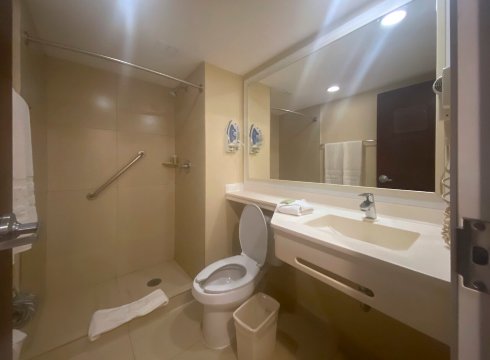 坎佩切万豪城市快捷酒店-浴室