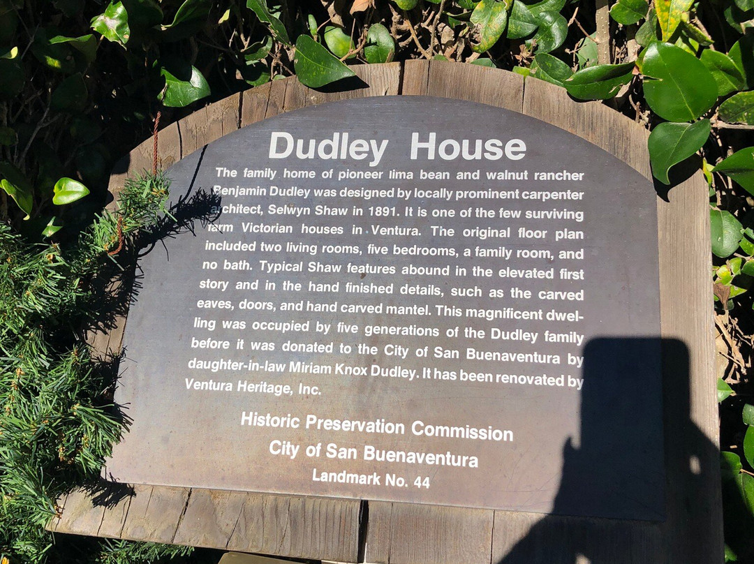 Dudley House Historical Museum-文图拉县必去景点