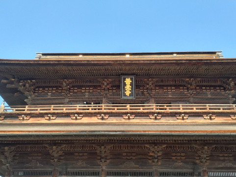 Zenko-ji Temple Sammon Gate-长野县必去景点