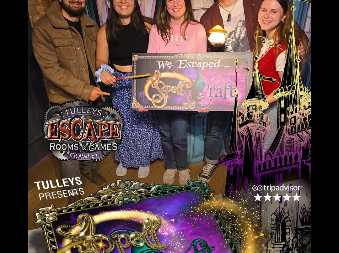 Tulleys Escape Rooms & Games-克劳利必去景点