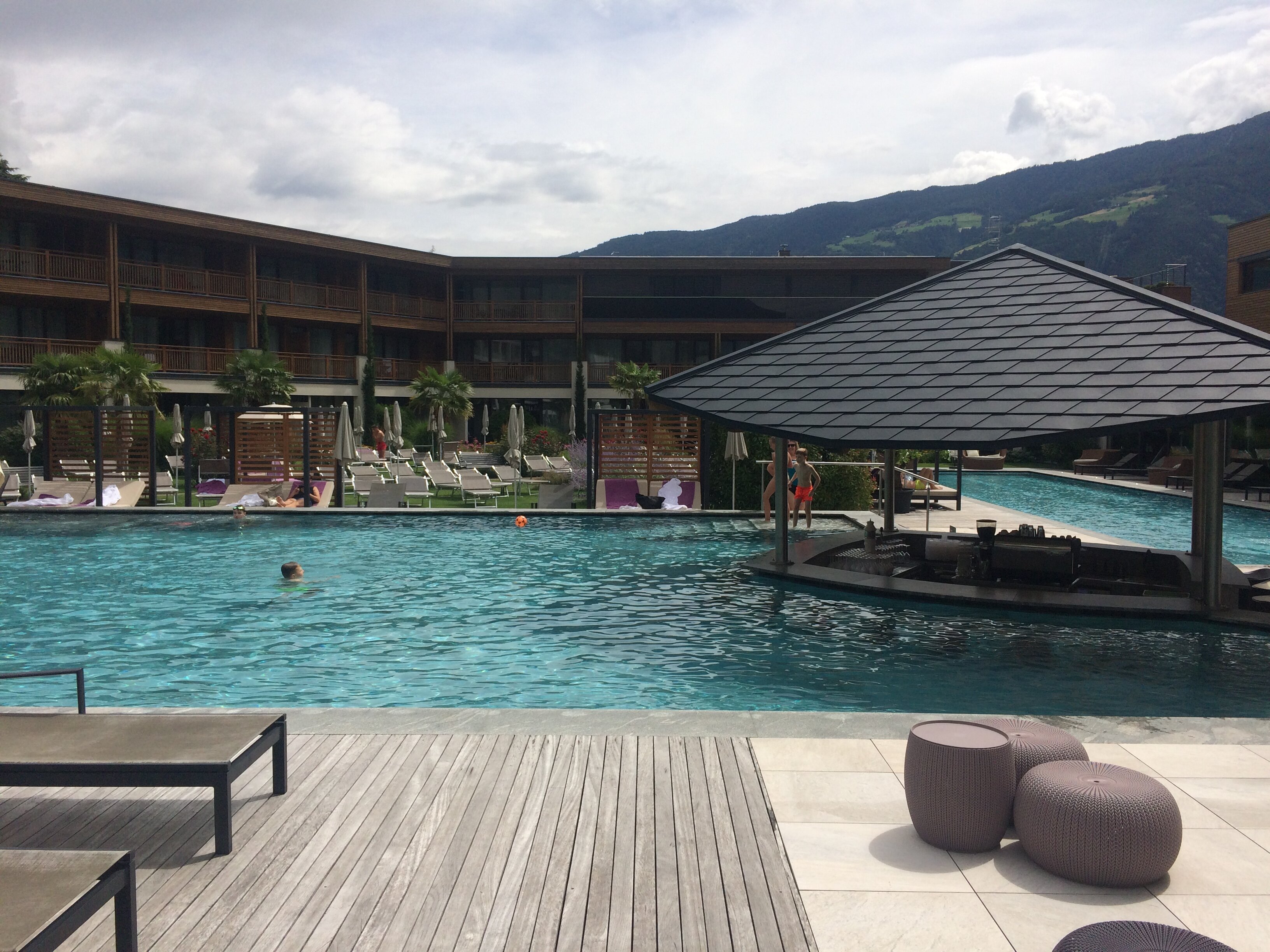 Familien- & Wellnesshotel Prokulus-泳池