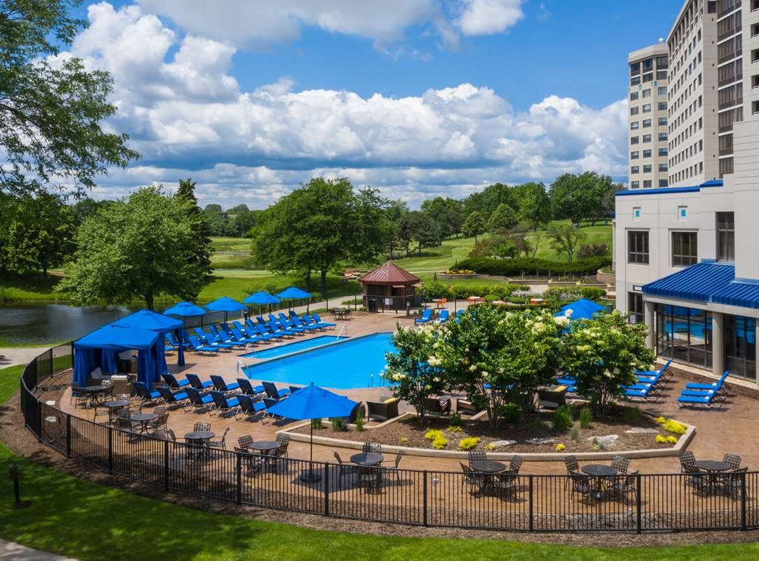 奥克布鲁克酒店住宿-希尔顿芝加哥橡树溪山度假及会议中心酒店