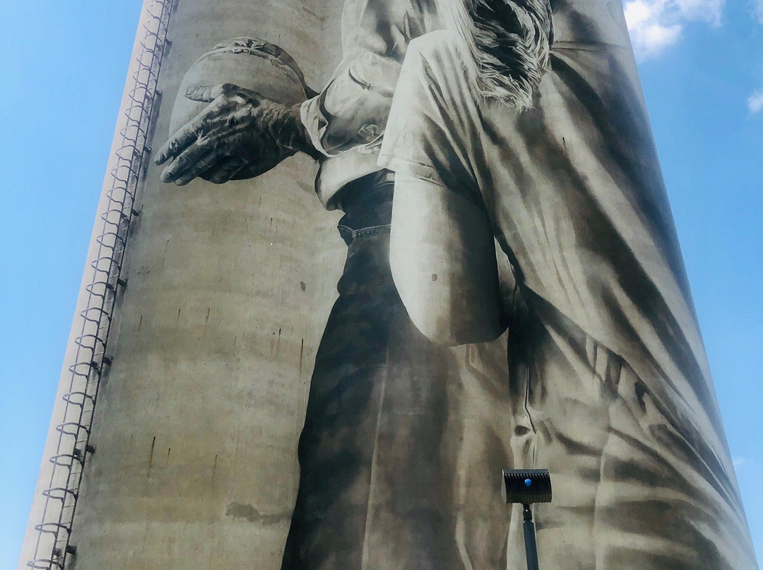 Fort Dodge Grain Silo Mural景点图片