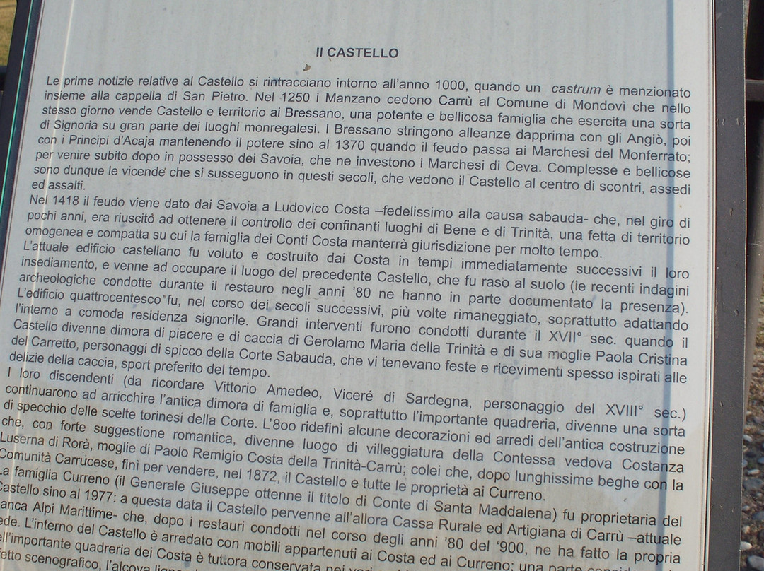 Castello Di Carru景点图片
