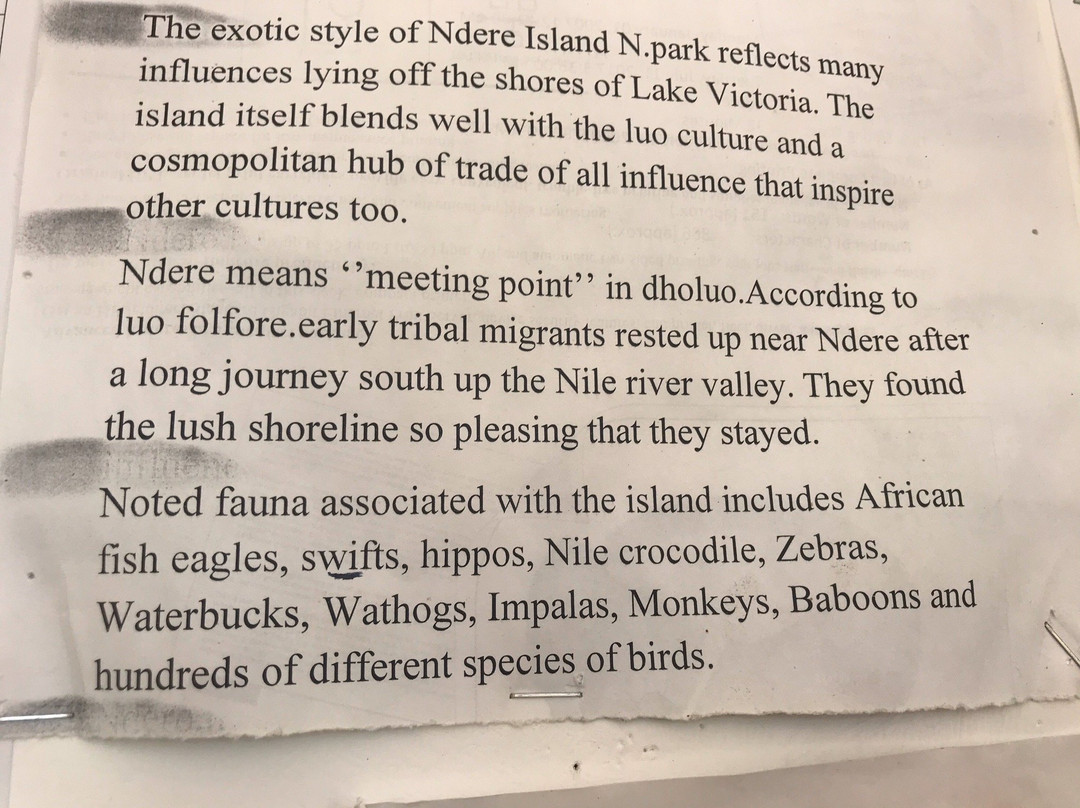 Ndere Island National Park-基苏木必去景点