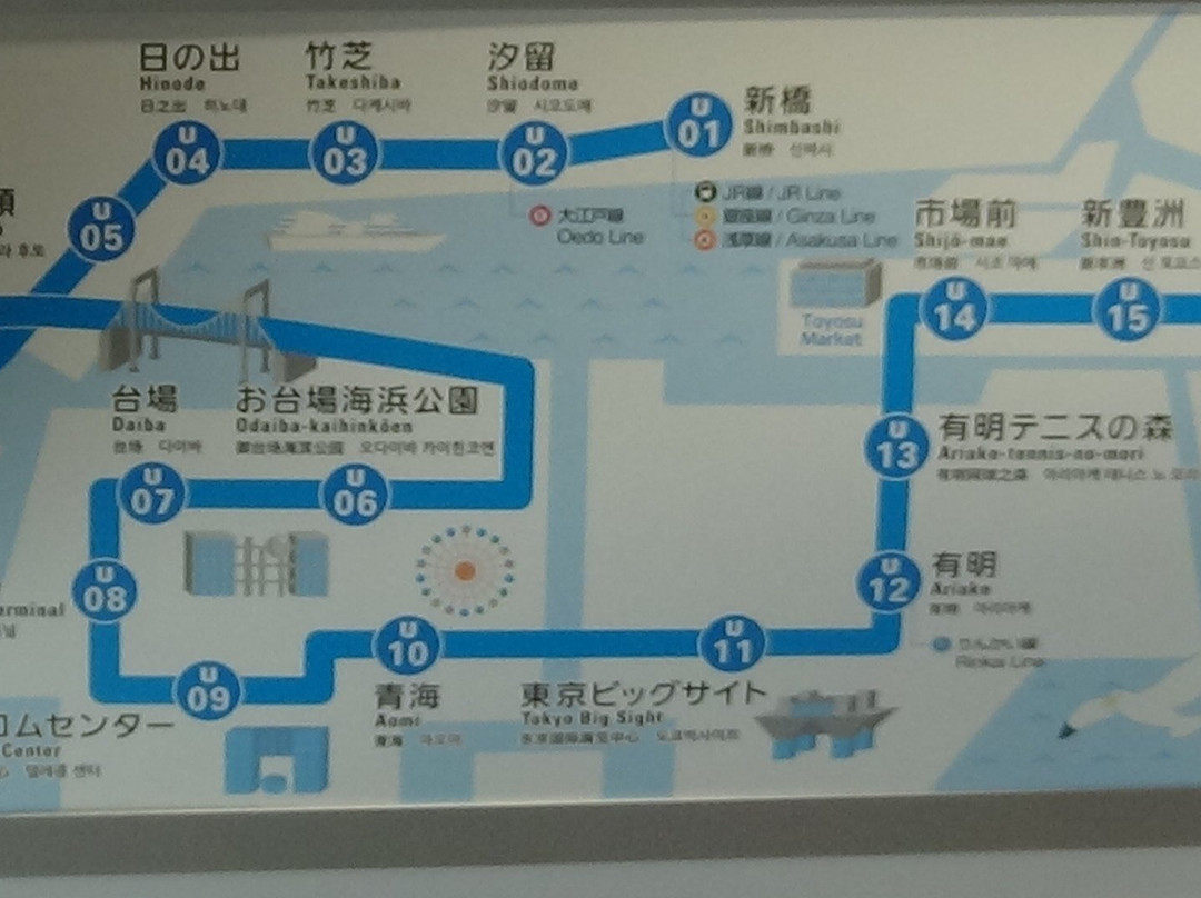 New Transit, Yurikamome-Shimbashi必去景点