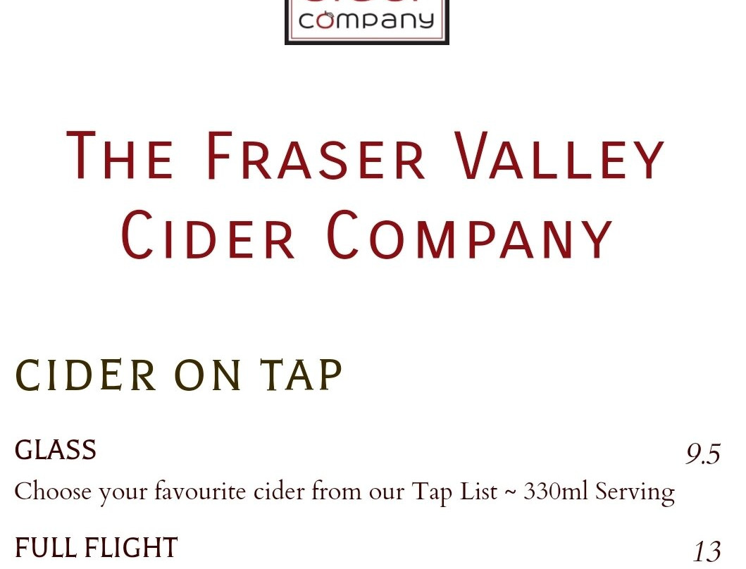 Fraser Valley Cider Company-兰里市必去景点