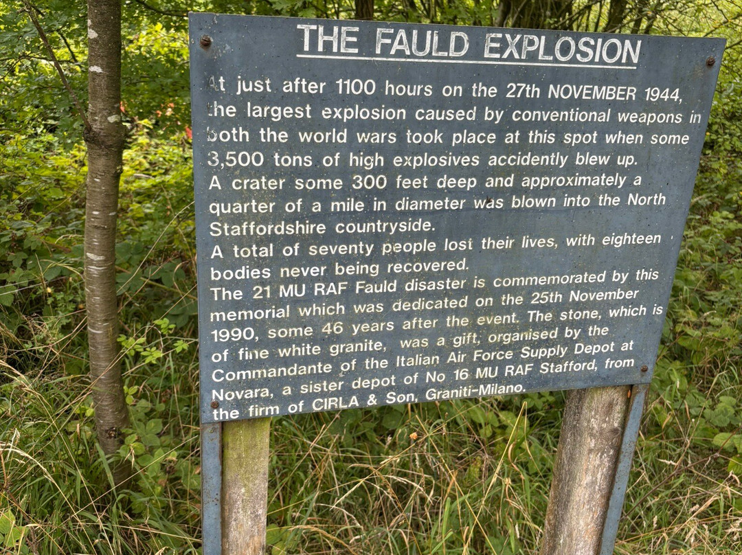 Fauld Crater-Hanbury必去景点