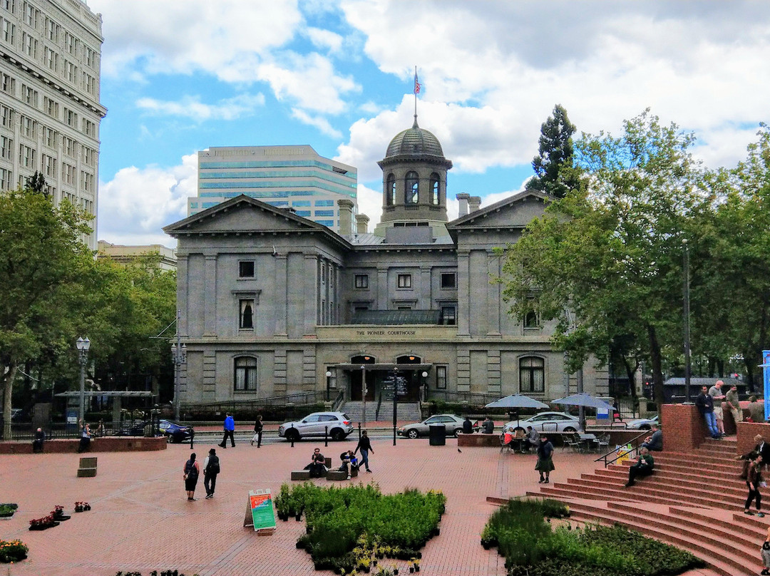 Pioneer Courthouse Square-波特兰必去景点