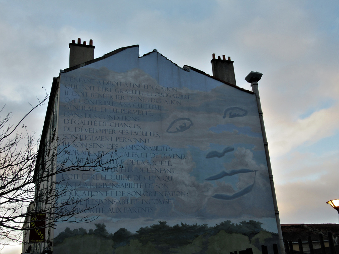 Fresque "Droits de l'enfant"