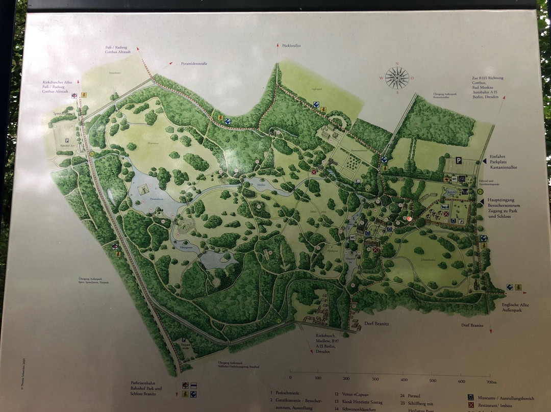 Puecklerpark Branitz-Cottbus必去景点