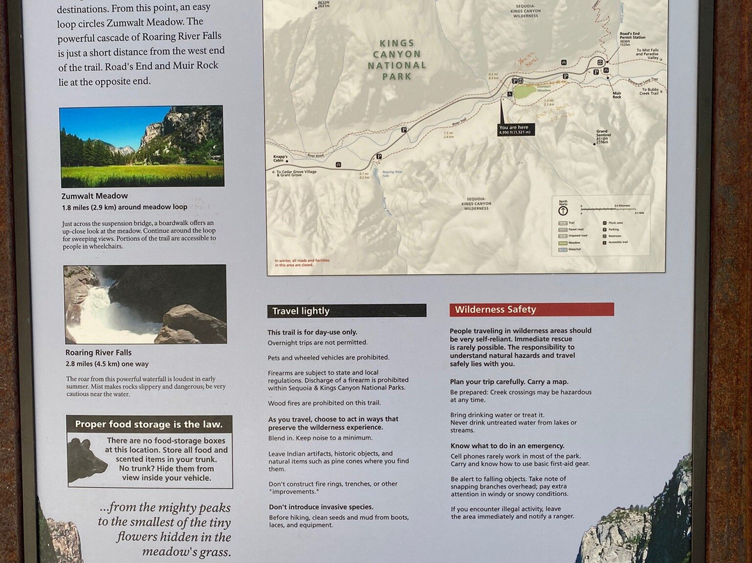 Zumwalt Meadow Trail-红杉&国王峡谷国家公园必去景点