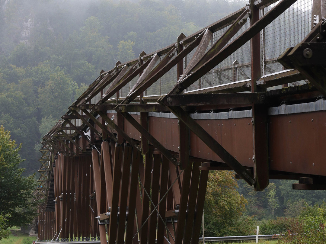 Holzbrücke Tatzlwurm景点图片