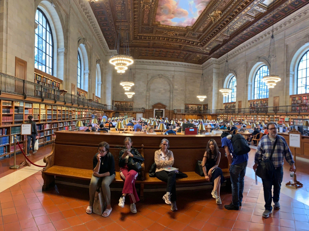 纽约公共图书馆景点图片