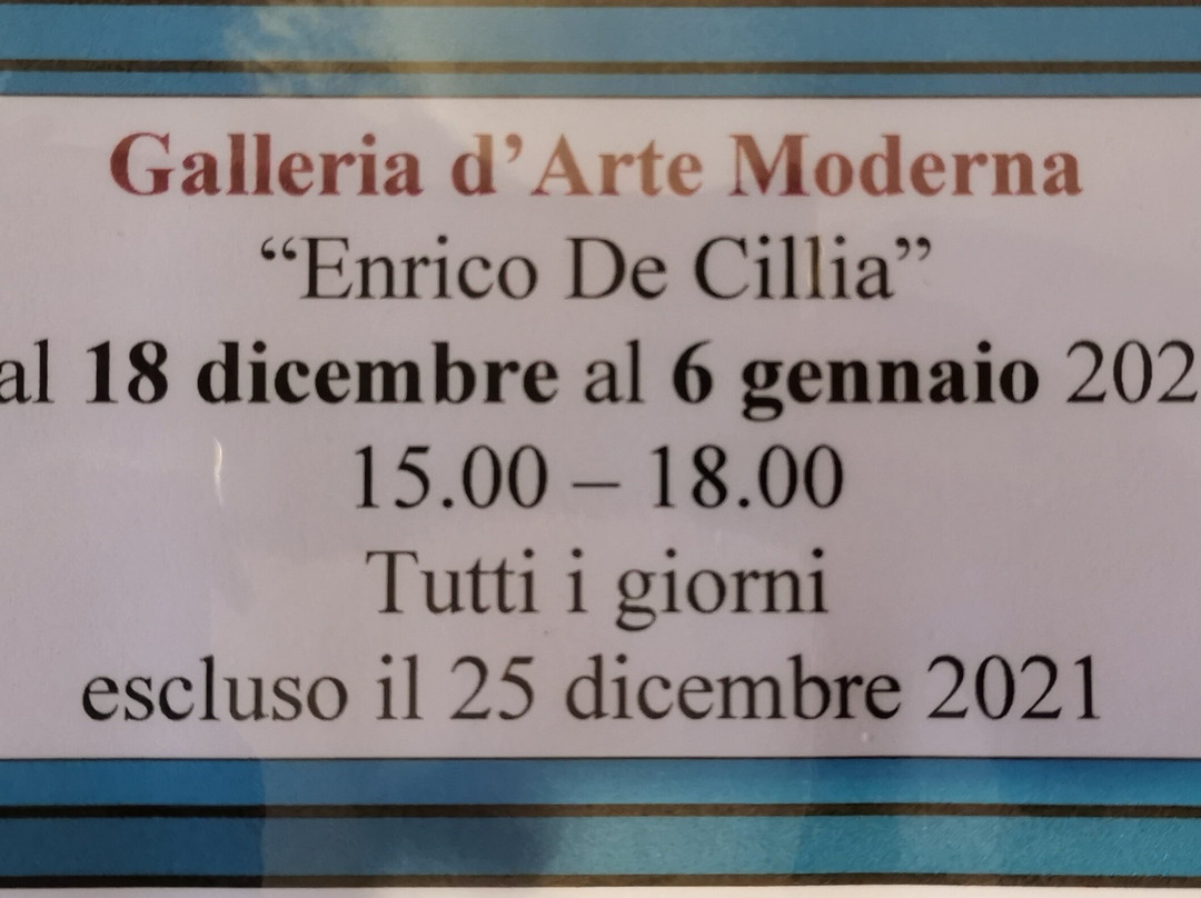 Galleria d'Arte Moderna E. De Cillia