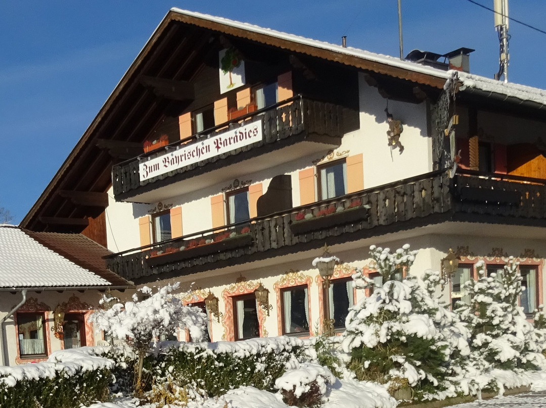 Saulgrub酒店住宿-Zum Bayrischen Paradies