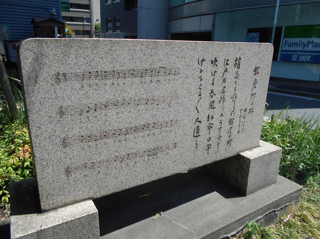 Monument of Ginza No Yanagi-Shimbashi必去景点
