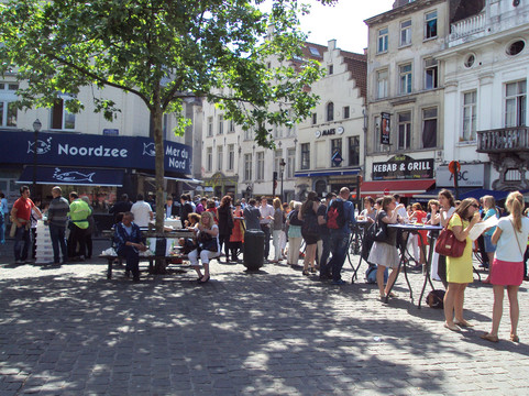 Place Sainte-Catherine-布鲁塞尔必去景点