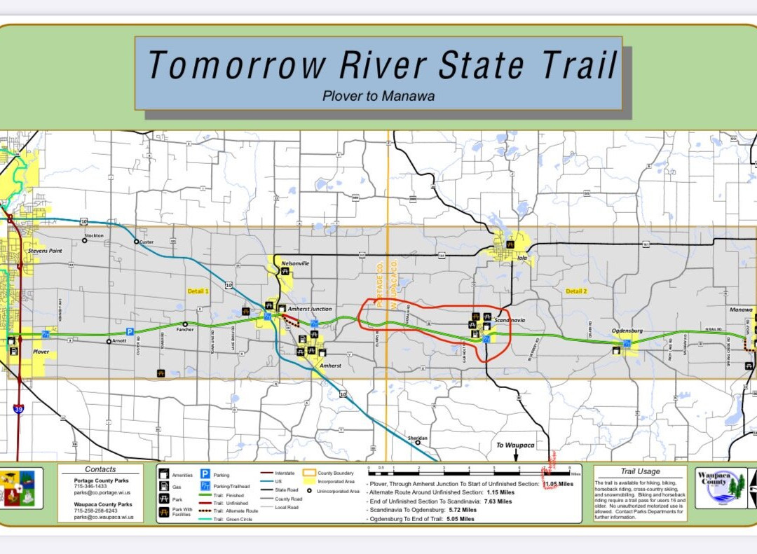Tomorrow River State Trail景点图片
