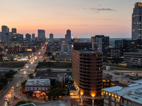 明尼阿波利斯市中心万怡酒店主图