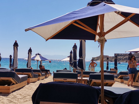 Superparadise Beach, Mykonos, Greece