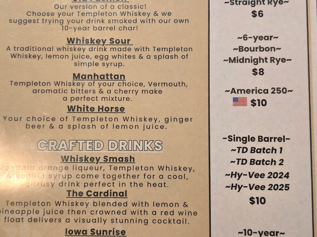 Templeton Distillery-Templeton必去景点