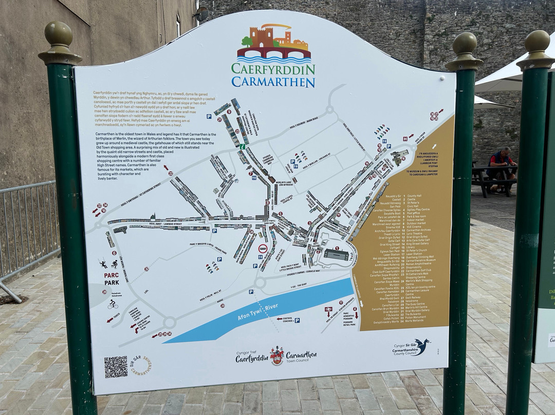 Carmarthen Castle-喀麦登必去景点