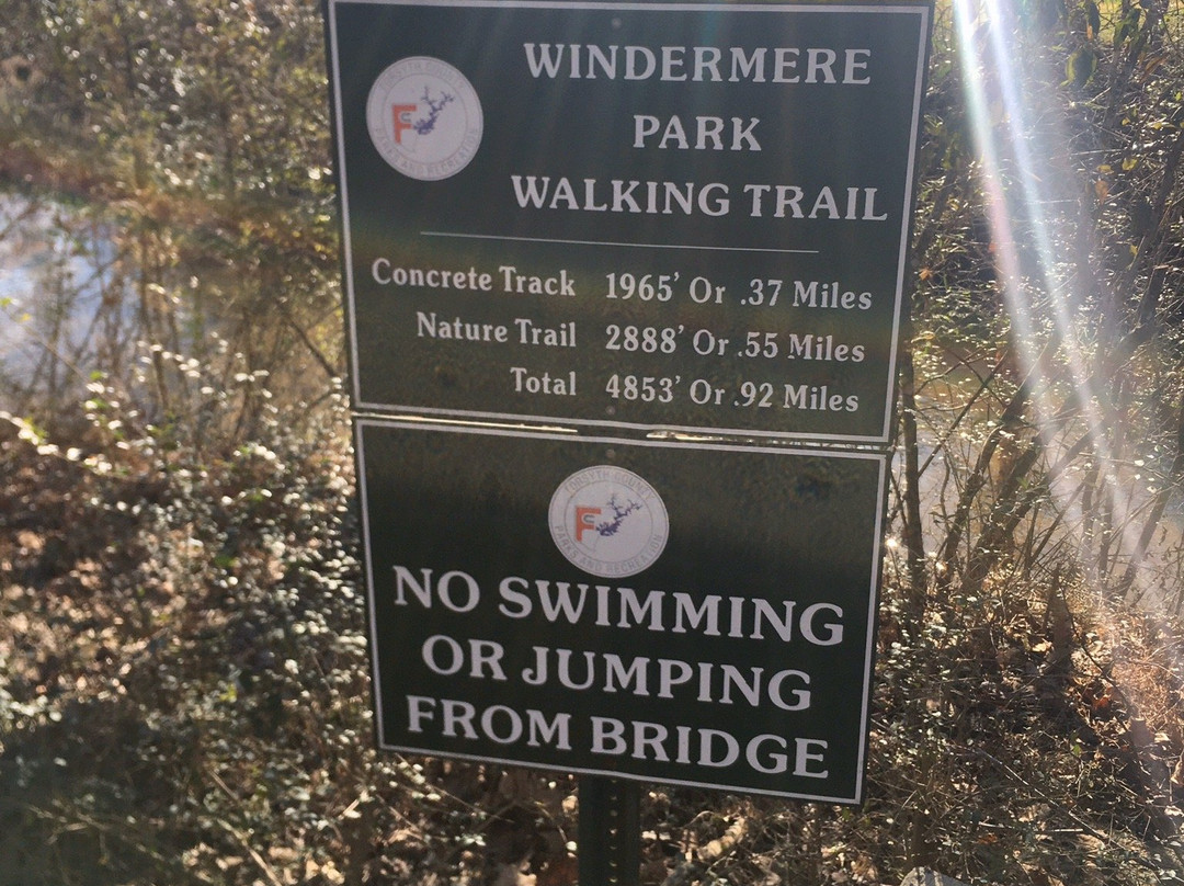 Windermere Park-卡明必去景点