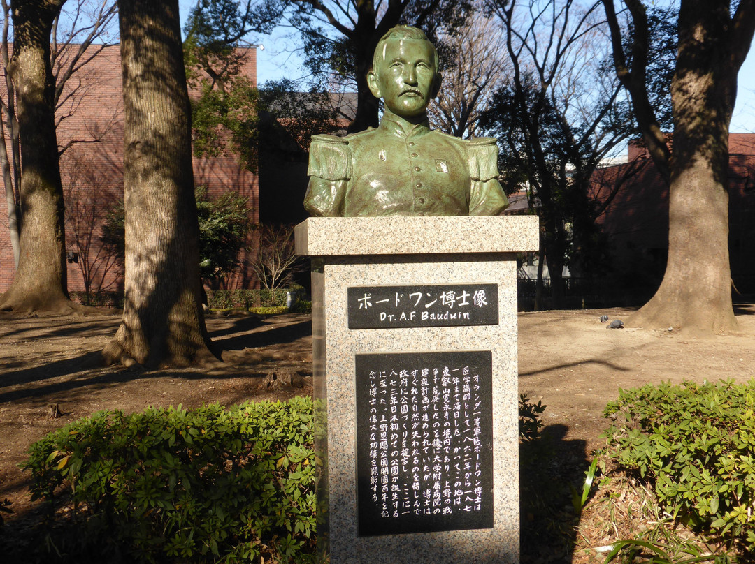 Dr. AF Bauduin Statue-Uenokoen必去景点
