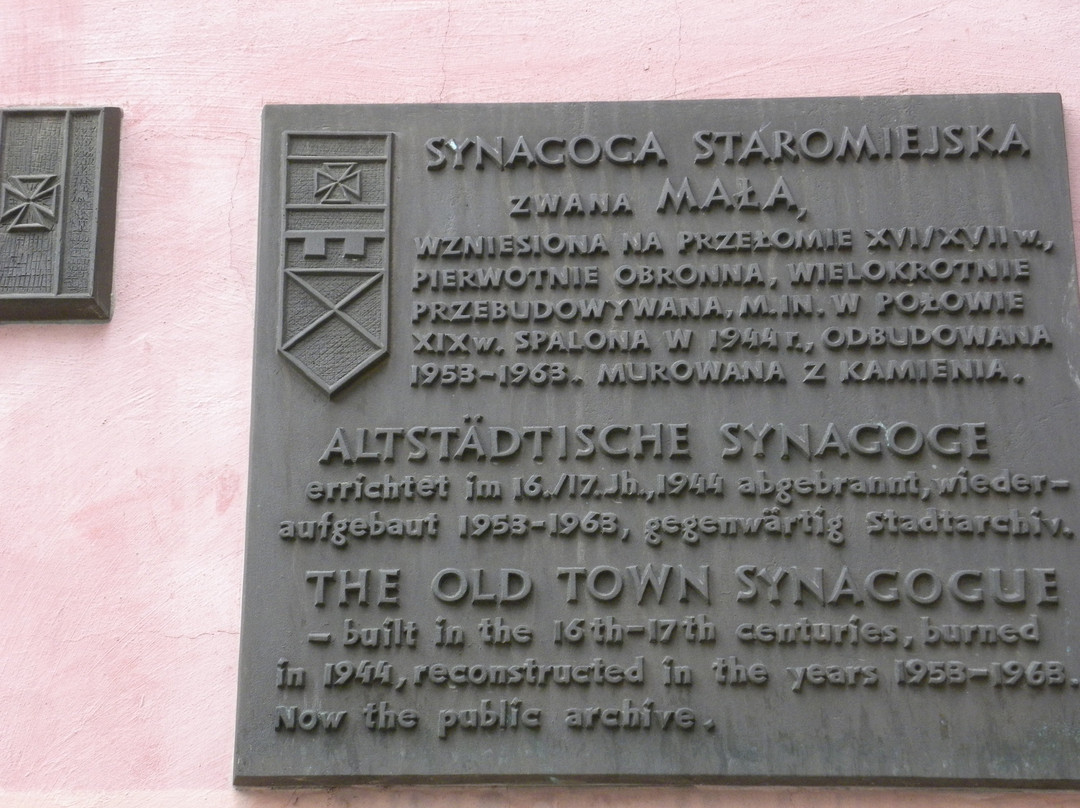 Synagoga Staromiejska景点图片