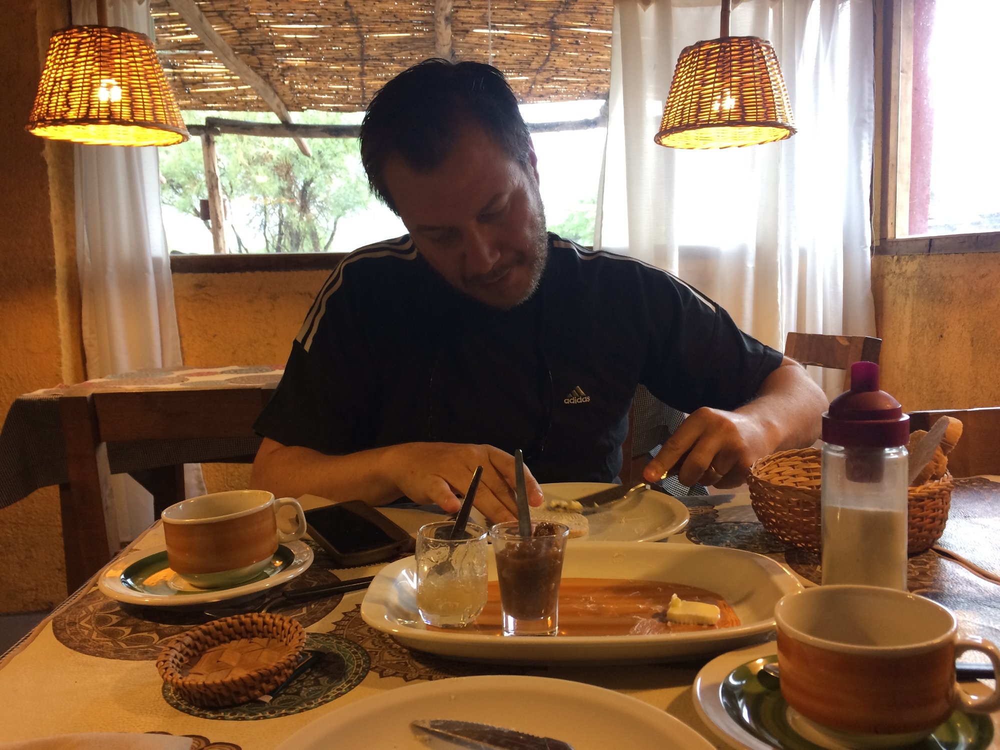 Posada Los Mudaderos-餐饮