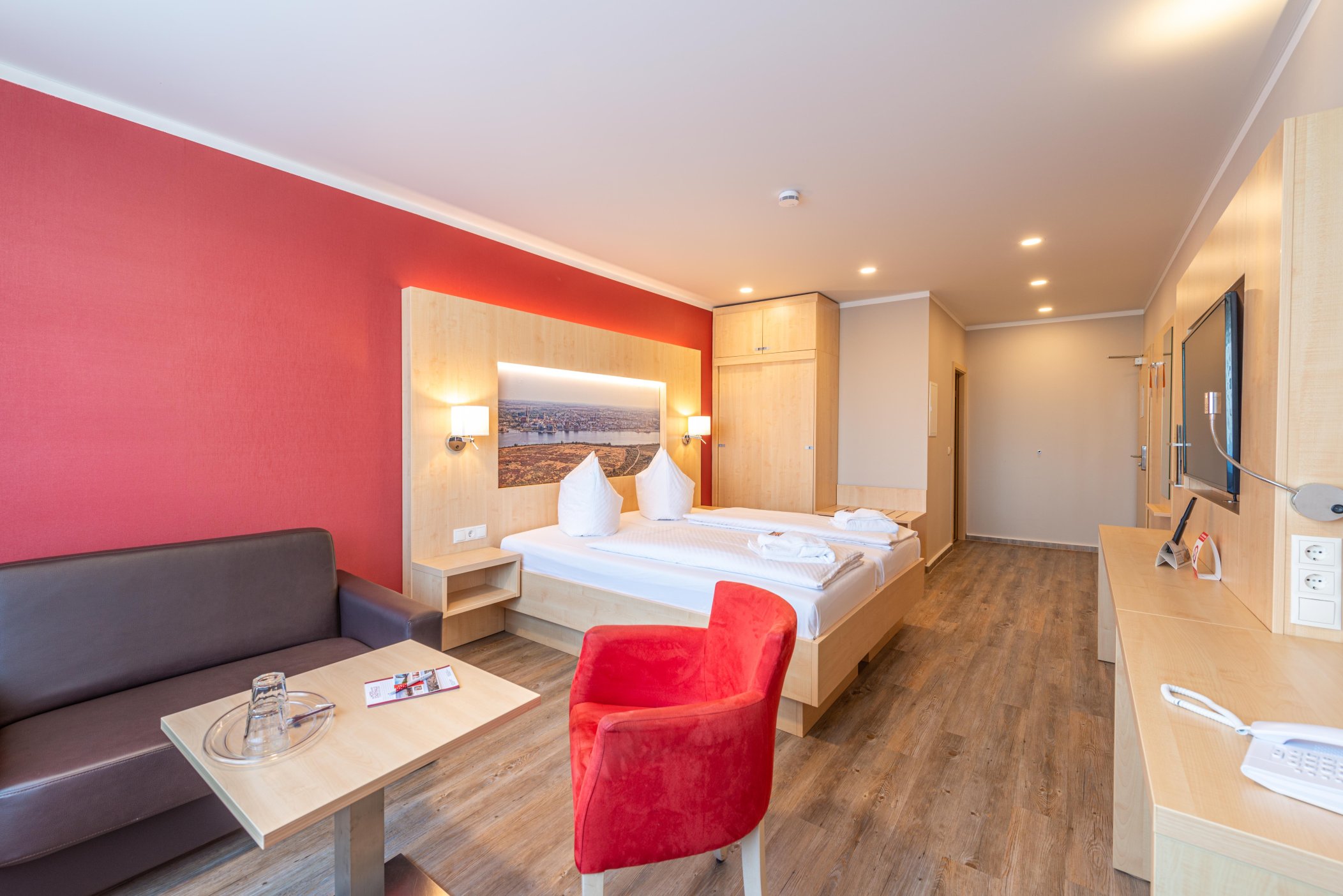 Hotel an der Stadthalle Rostock HBF-客卧