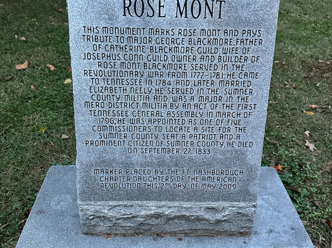 Historic Rose Mont-Gallatin必去景点