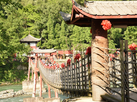 成都安澜桥-都江堰市必去景点