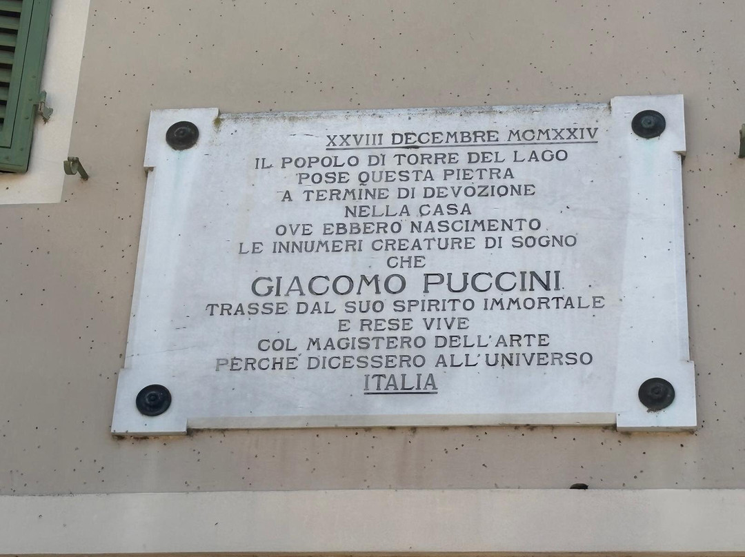 Museo Villa Puccini-Torre del Lago Puccini必去景点