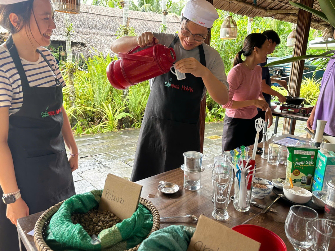 Coffee Class combined optional (basket boat experience or foot masage) - Sabirama Hoi An