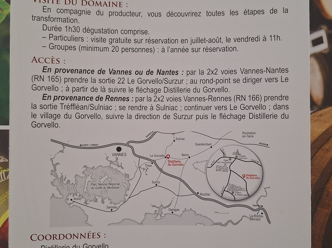 Distillerie du Gorvello-Sulniac必去景点