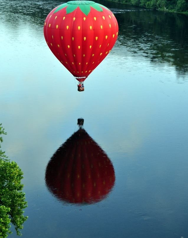 Balloons In Flight Over New Jersey景点图片