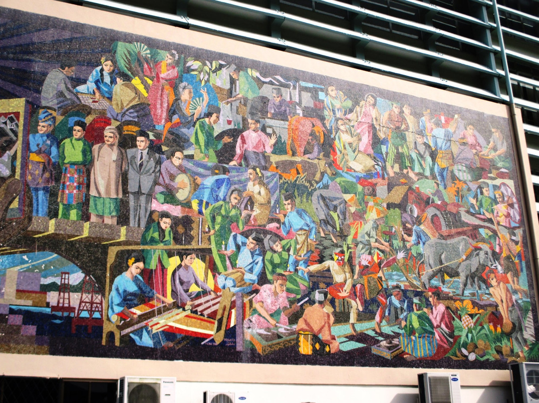 The Big Mural of Dewan Bahasa-斯里巴加湾必去景点