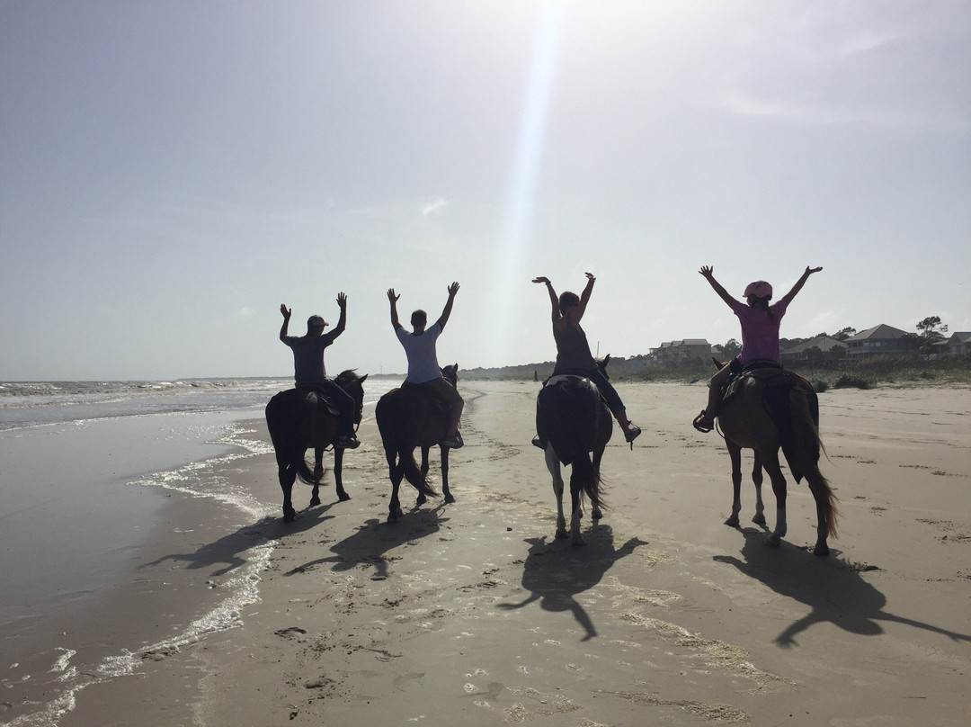 Broke A Toe Horseback Riding on the Beach-Cape San Blas必去景点