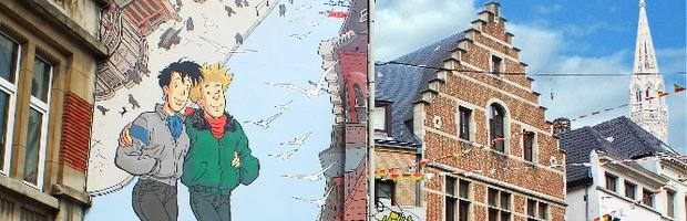 Tintin Mural Painting景点图片