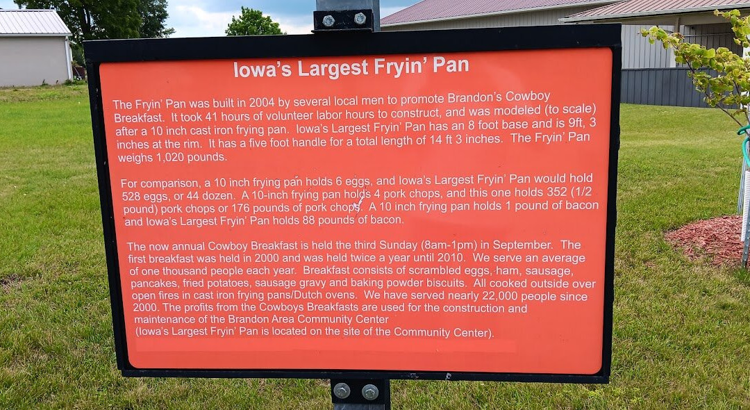 Iowa's Largest Frying Pan景点图片