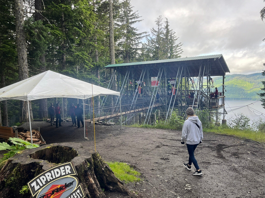 Icy Strait Point ZipRider-胡纳必去景点