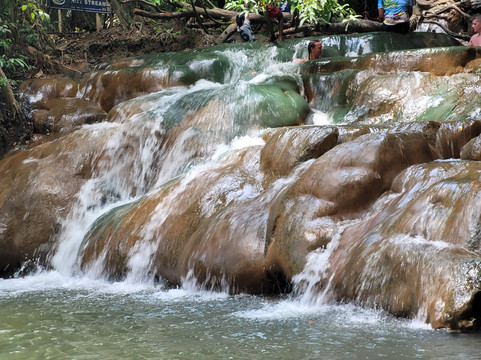 Namtok Ron (Hot Spring Waterfall ) - Khlong Thom-空统必去景点