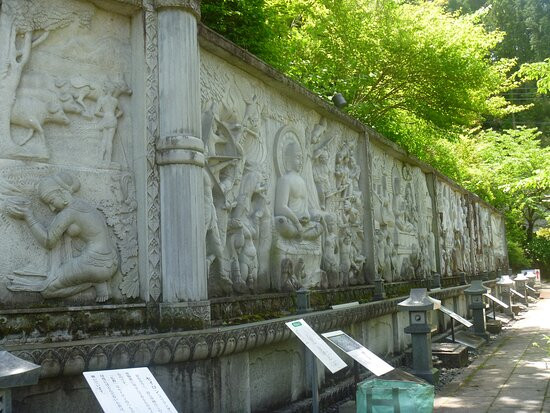 Tsubosaka-dera Temple Tenjiku Torai Hotokedenzu Relief景点图片