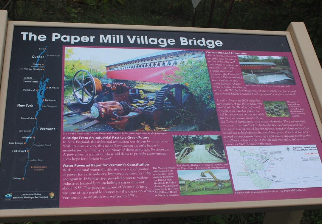 Papermill Village Bridge景点图片