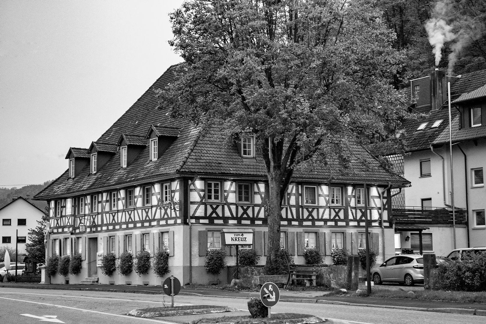 Landidyll Hotel Zum Kreuz-浴室