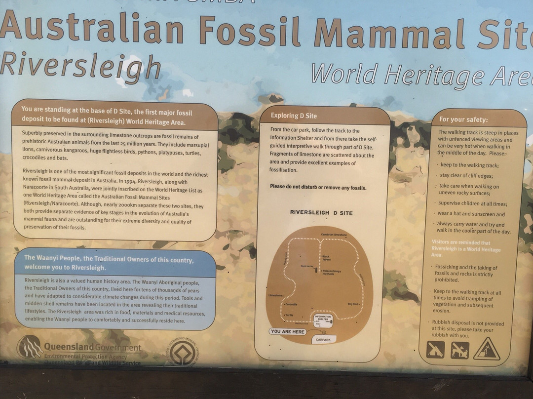 里弗斯利哺乳动物化石地景点图片