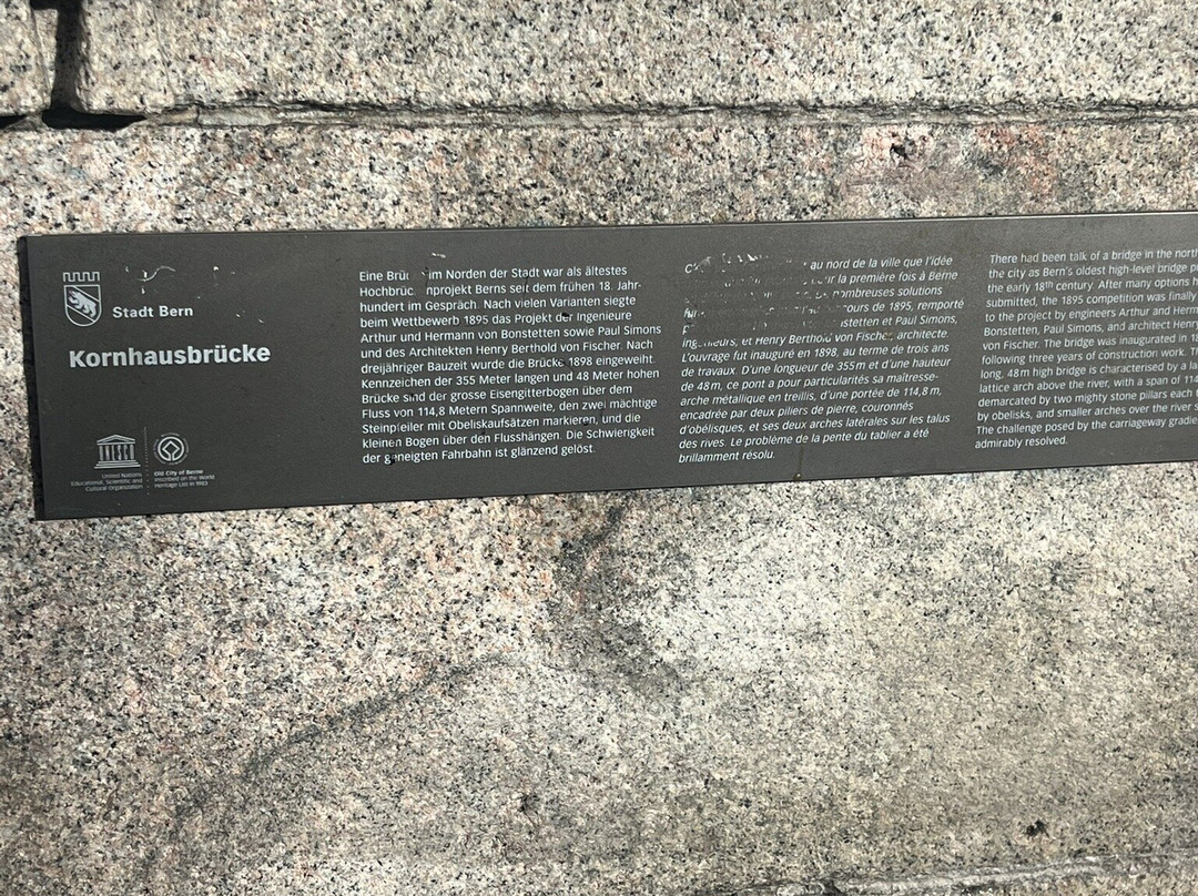 Kornhausbrücke-伯尔尼必去景点